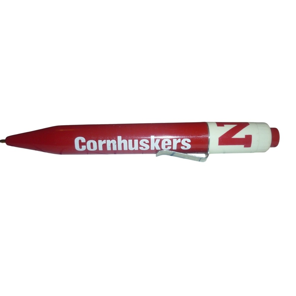 Nebraska Cornhuskers Herbie Husker Mascot Bullet Pen Vintage‎ Retro NCAA USA 5in